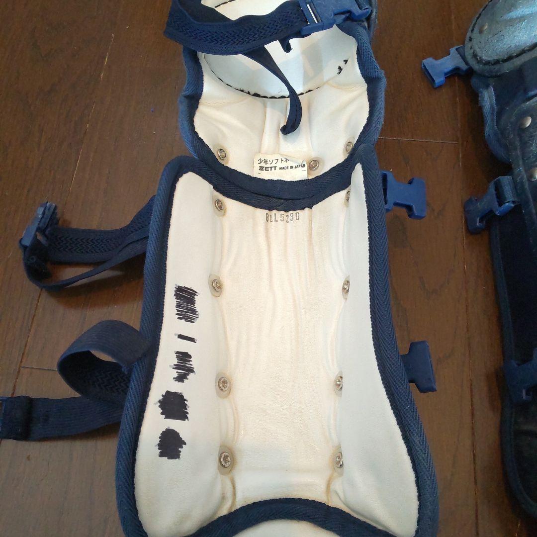 JSA ZETT ソフトボール キャッチャー 防具 一式 紺