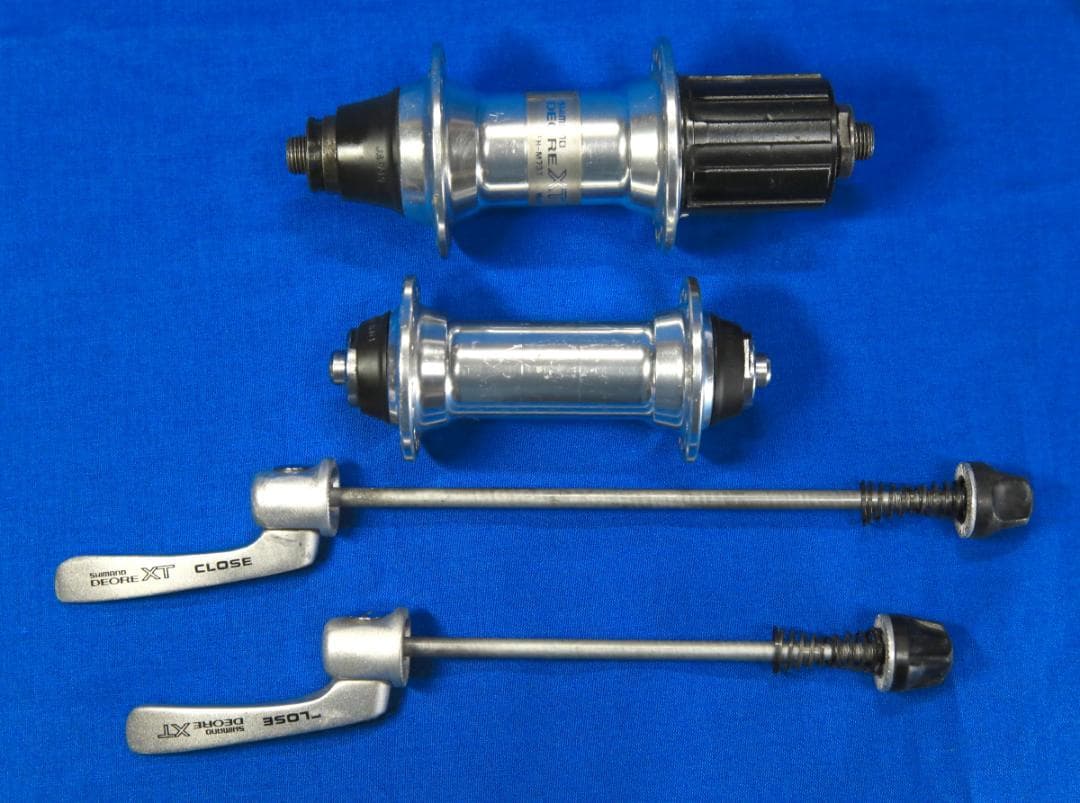 シマノ DEORE XT M737シリーズ 前後ハブ・スポークセット