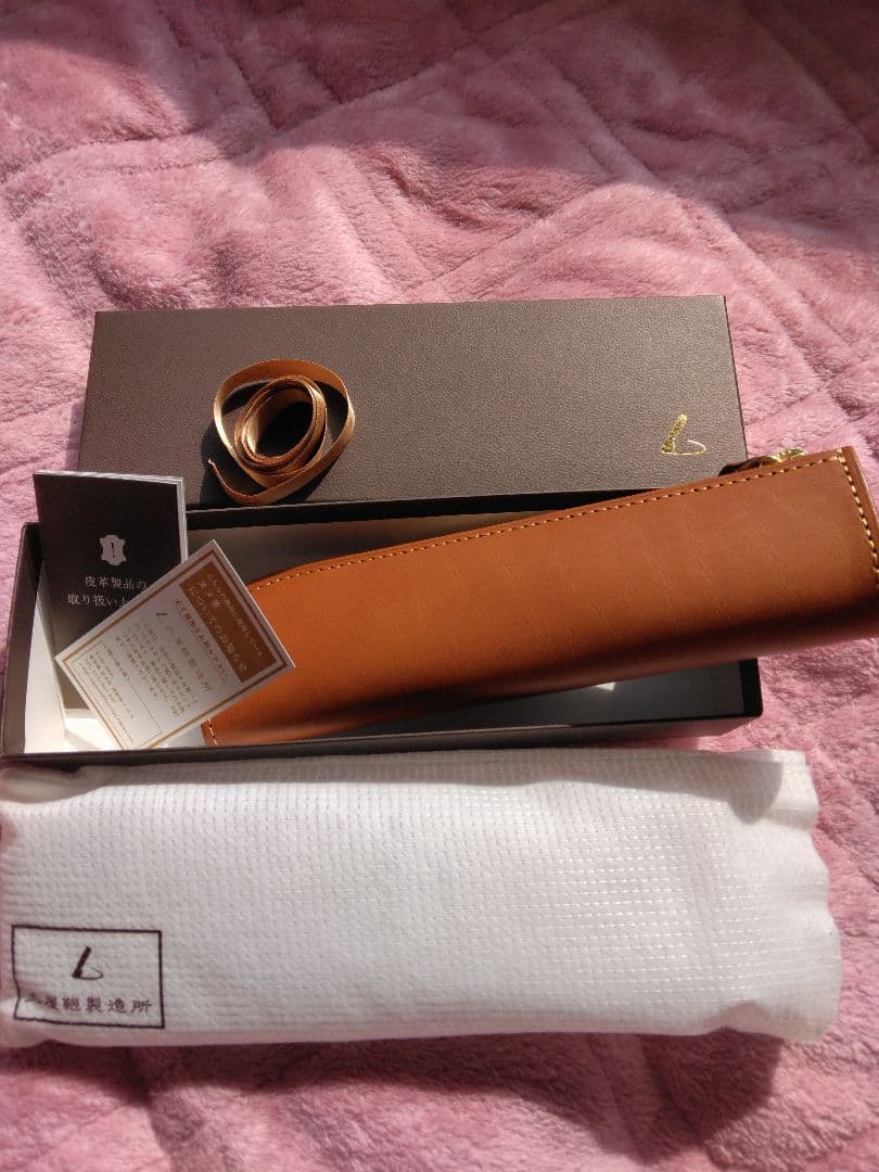 新品未使用　土屋鞄　ペンケース 小物入れ　革　皮　筆記具　文房具　筆箱