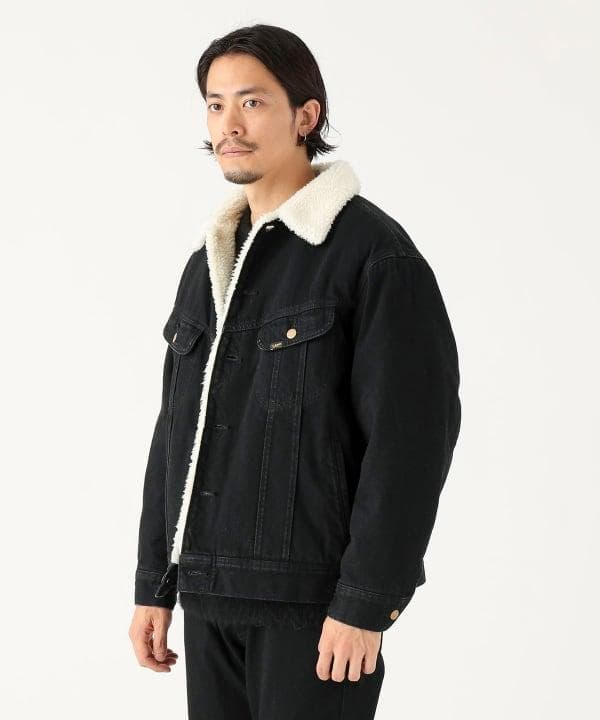 新品LEE BEAMS 別注 リー LEE ブラック デニム ストームライダーL