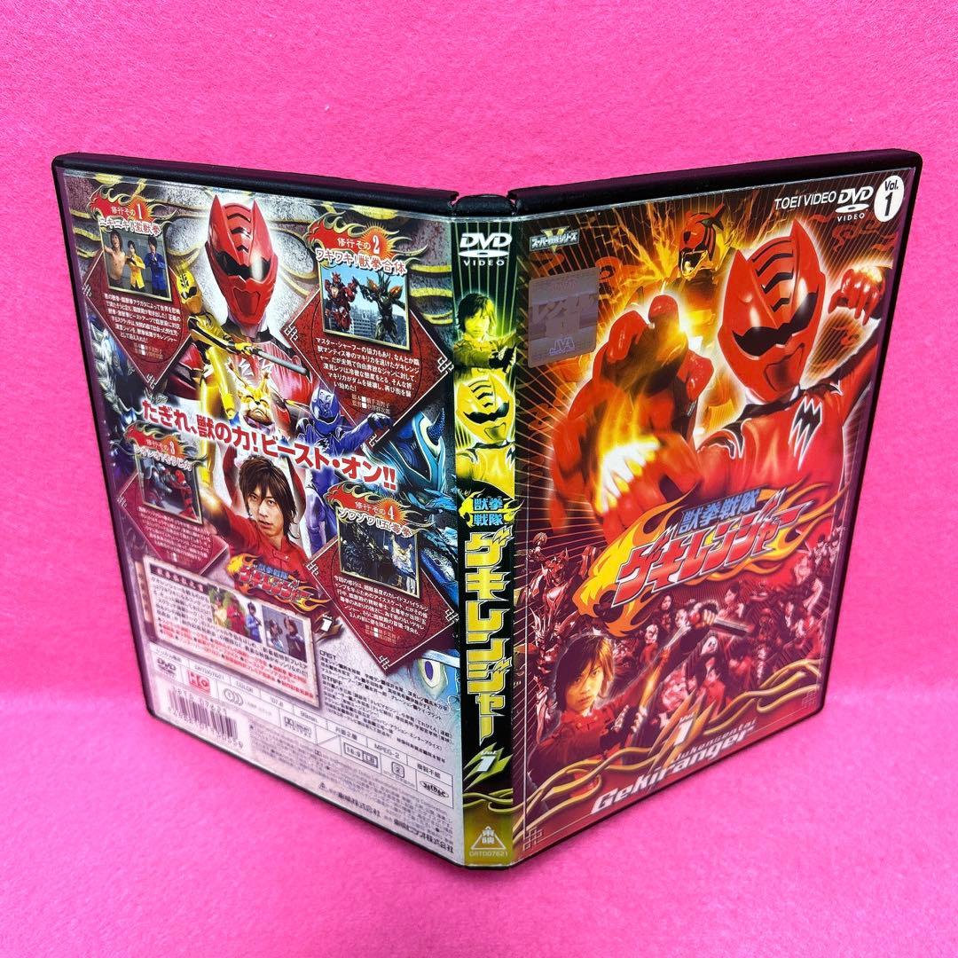 獣拳戦隊ゲキレンジャー 全12卷+劇場版関連4卷 DVD 計16卷 特撮