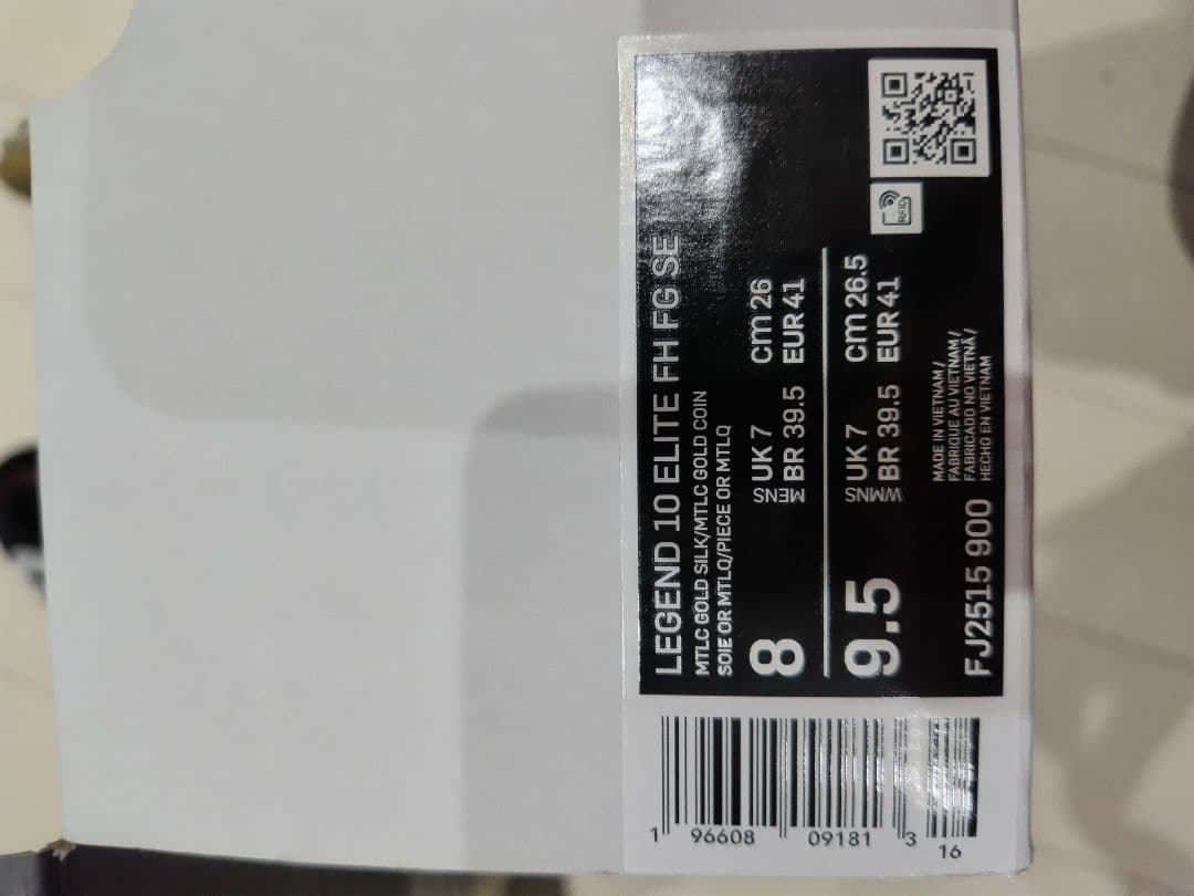 NIKEティエンポレジェンド10ELITE FH FG SE 26センチ！
