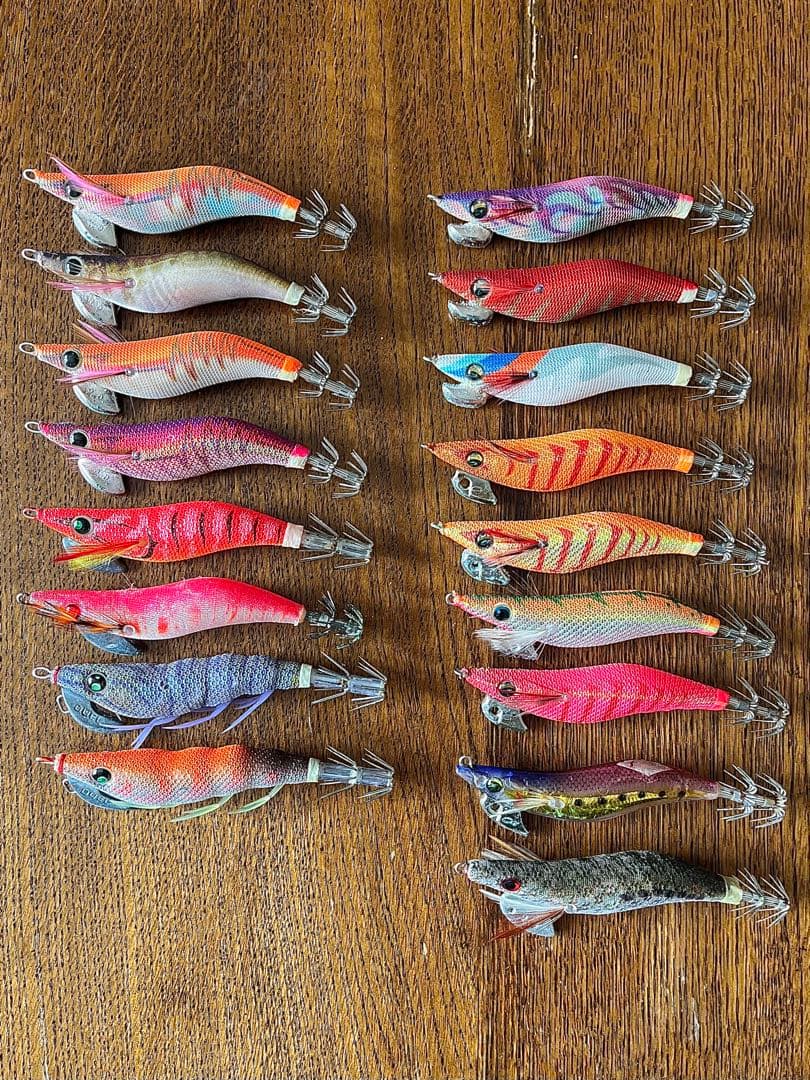エギ・餌木 2.5 17個セット ブランド多種 多色