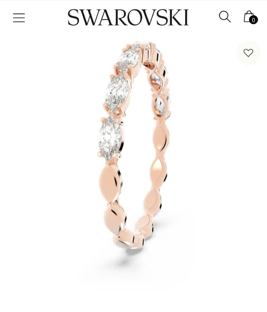 新品SWAROVSKI 52 MatrixVittore リング スワロフスキー