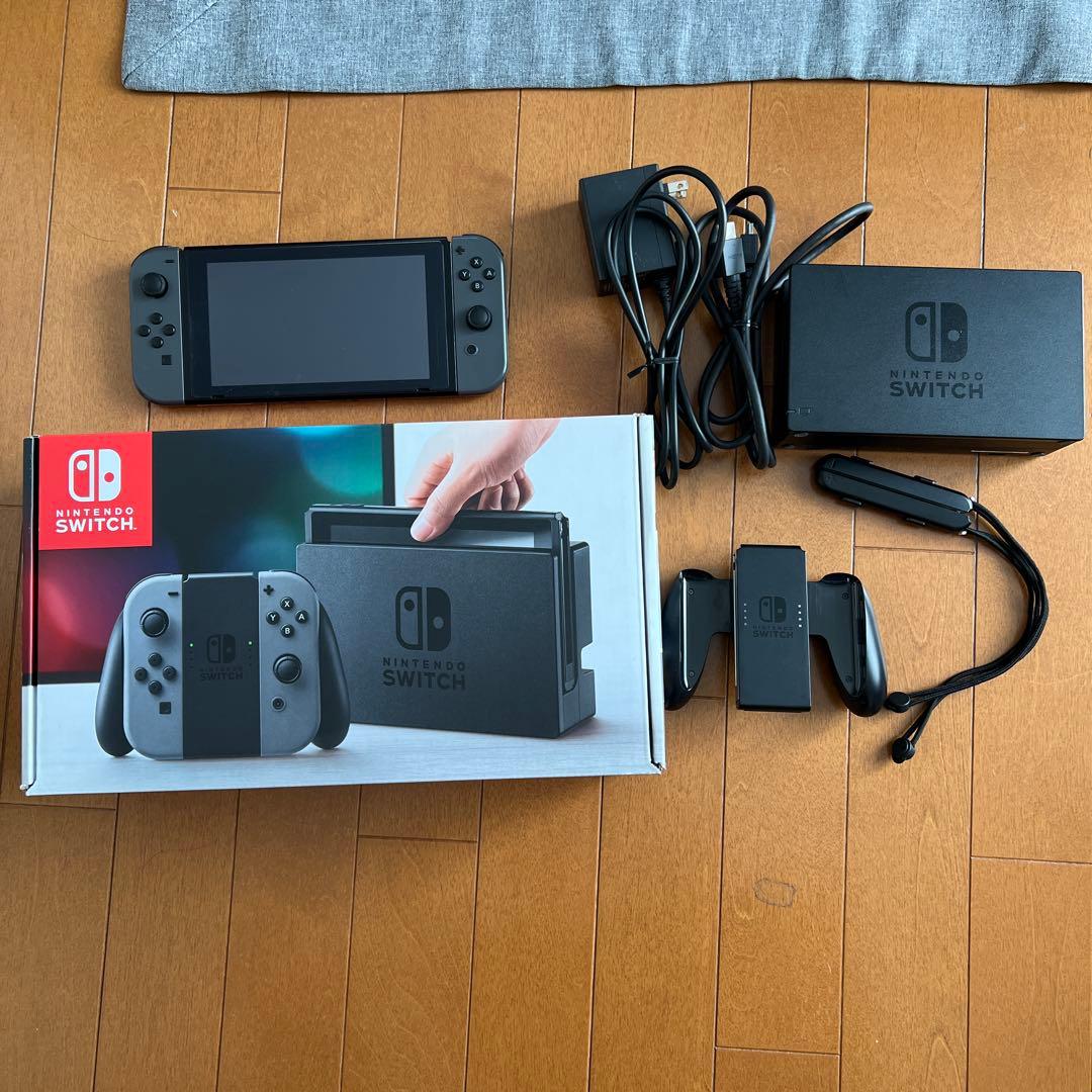 【付属品全てあり】　Nintendo Switch グレー　旧型