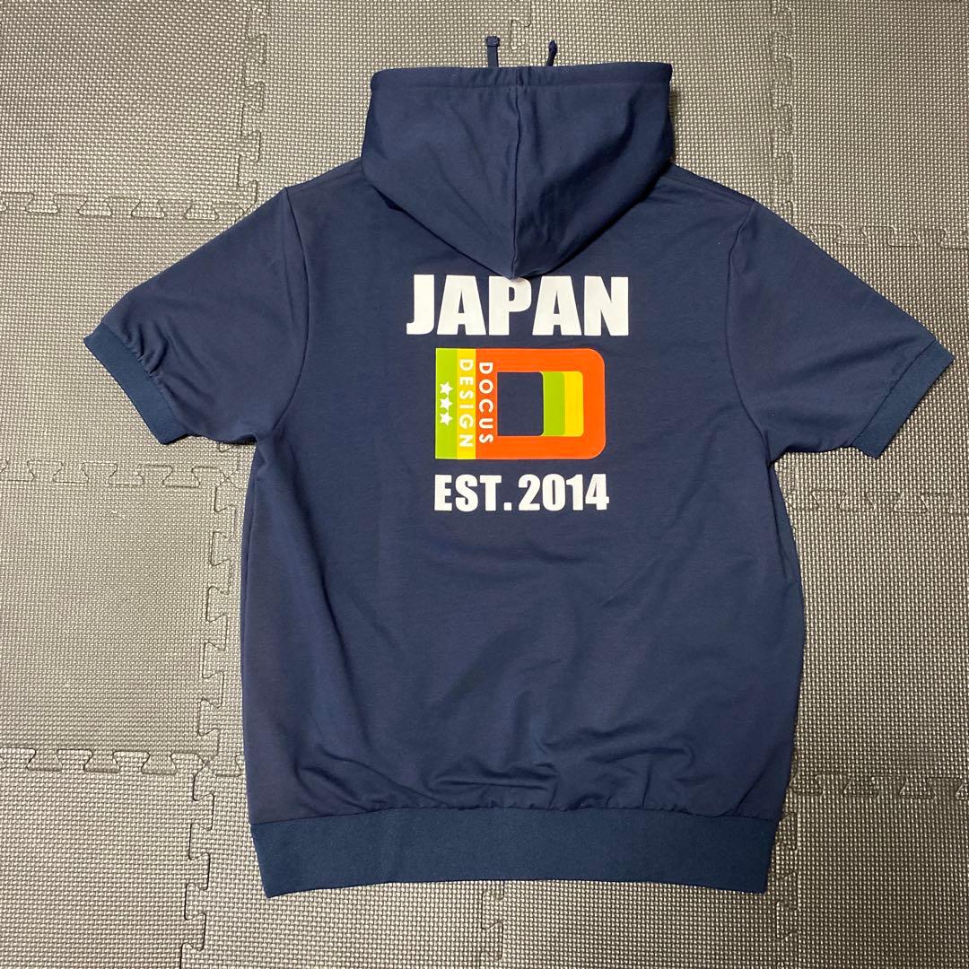 新品　DOCUS DESIGN ドゥーカス パーカー ショートスリーブ フーディ