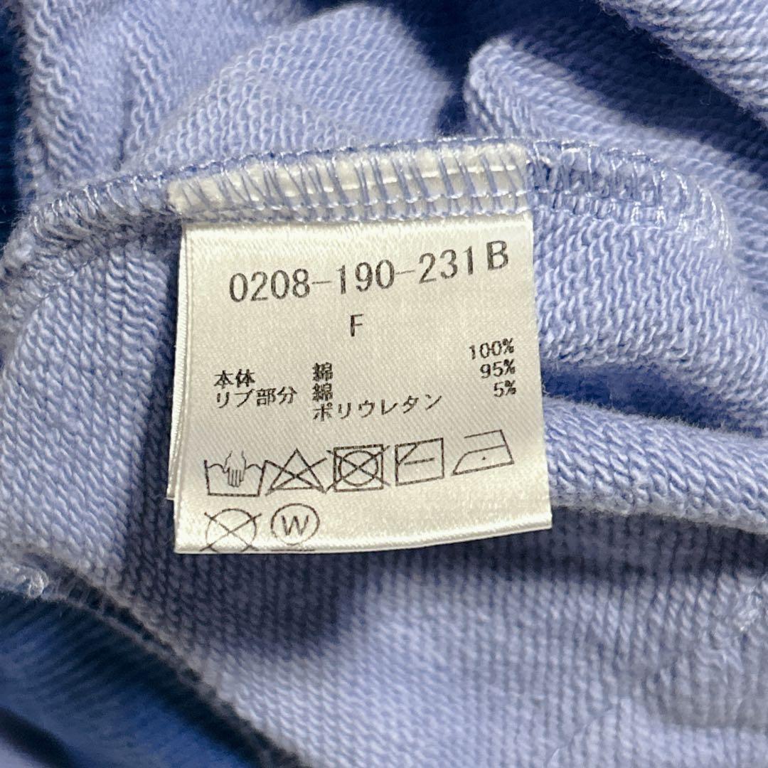 DOUBLE STANDARD CLOTHING パーカー ビックチェック花ロゴ