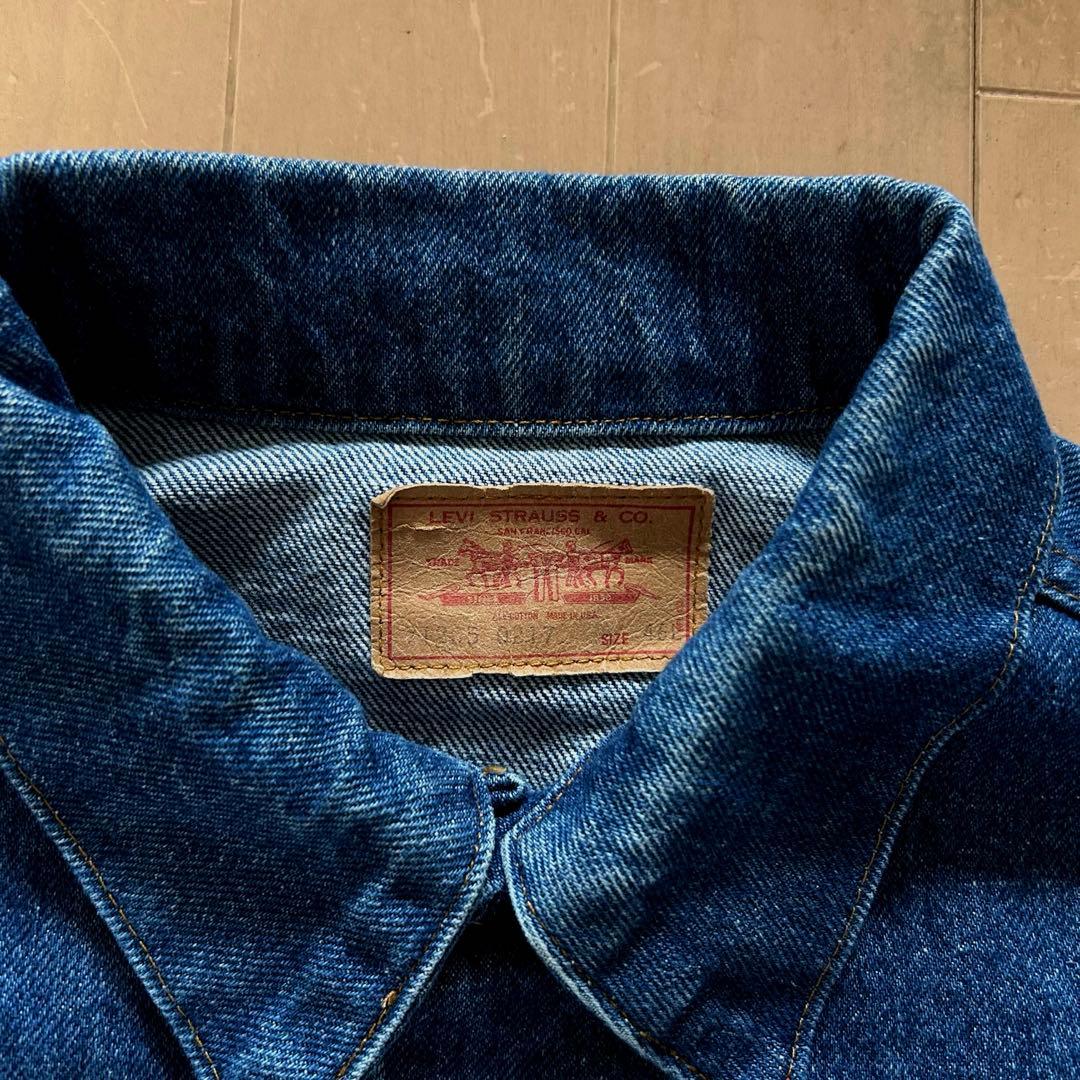 モ*カ様 levis71205 デニムジャケット　46L ダークウォッシュ　ヴィ