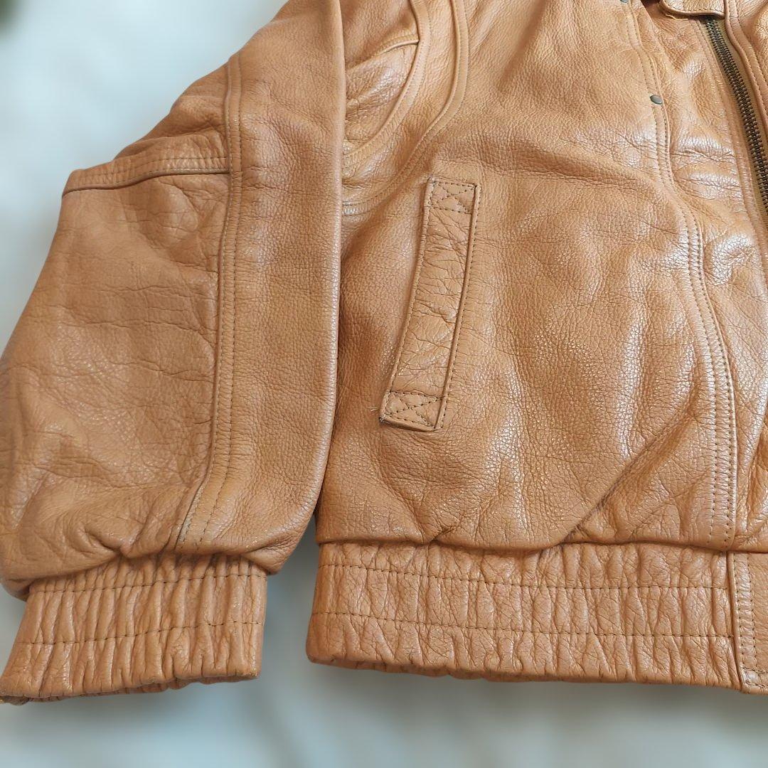 KADOYA NEW COMCEPTER レザージャケット YKK 短丈