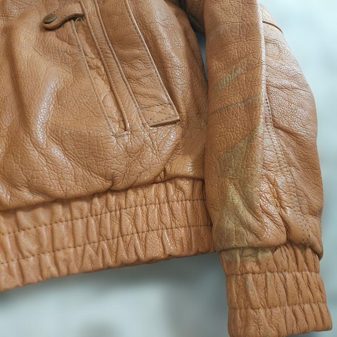 KADOYA NEW COMCEPTER レザージャケット YKK 短丈