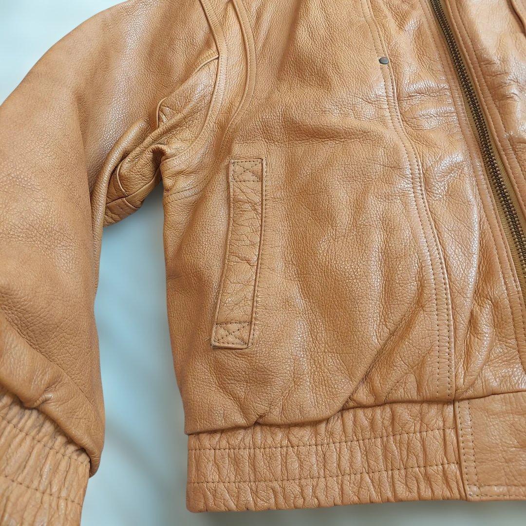 KADOYA NEW COMCEPTER レザージャケット YKK 短丈
