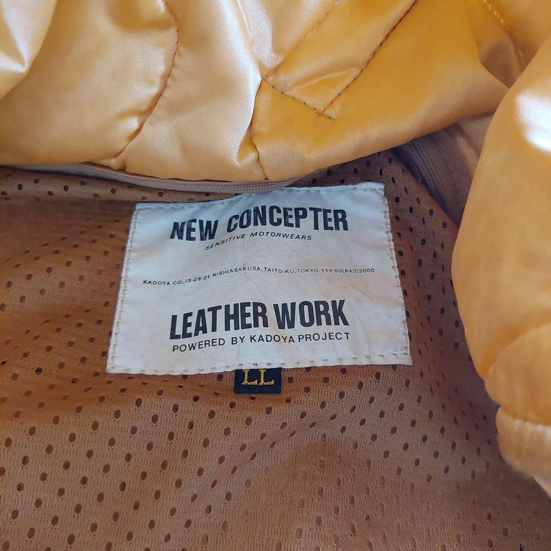 KADOYA NEW COMCEPTER レザージャケット YKK 短丈