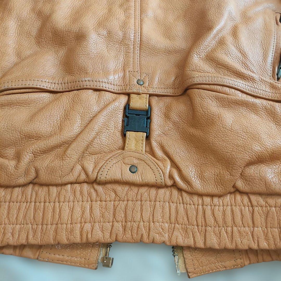 KADOYA NEW COMCEPTER レザージャケット YKK 短丈