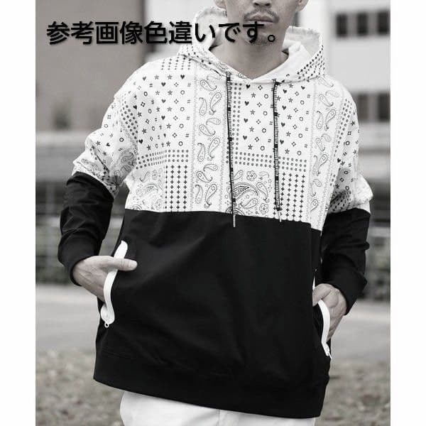 LUXE/R GOLF ストレッチ布帛ペイズリーパーカー 45844GRM
