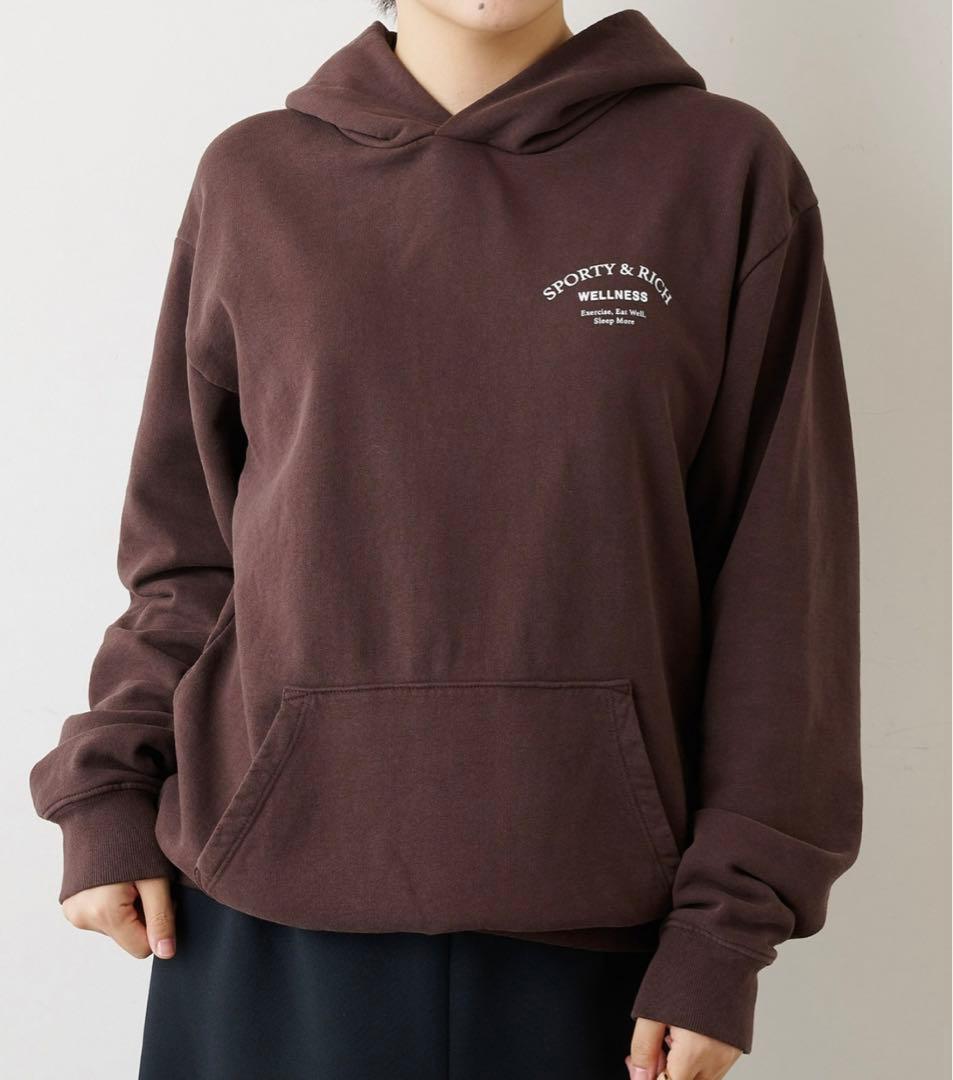 SPORTY&RICH プルオーバーパーカー