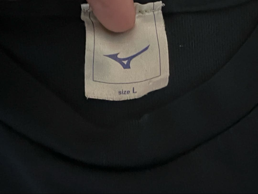 MIZUNO ミズノ バレーボール シャツ 日体大 練習着 紺色 Lサイズ