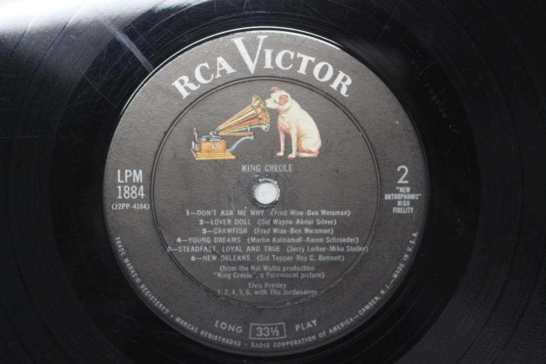 米LP Elvis Presley King Creole US盤 Mono