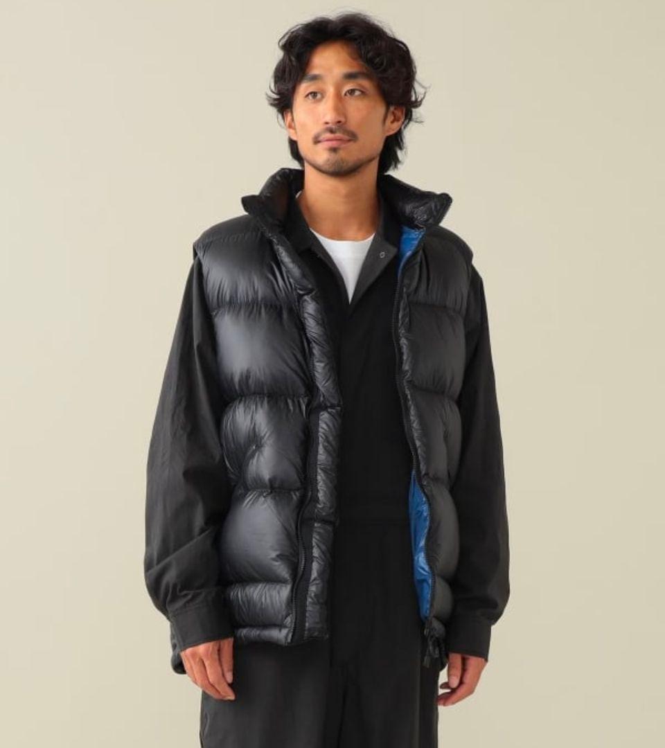 美品 NANGA ナンガ Pilgrim 別注 ダウンベスト L ブラック 完売