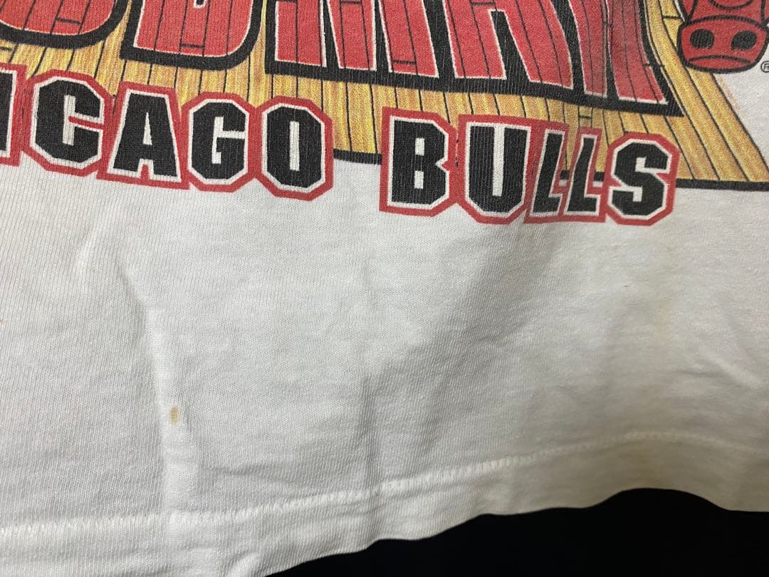 Chicago BULLS ブルズ　ロッドマンUSA製 Tシャツ NBA L