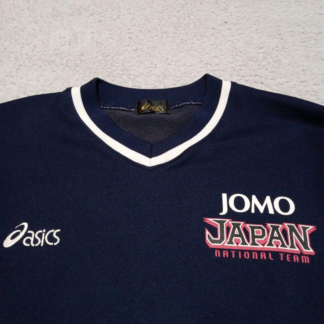 日本製 アシックス JOMO バスケットボール 日本代表 スウェットシャツ