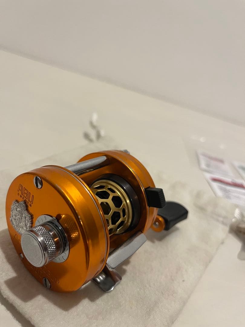 abu アンバサダー1500c フルカスタム　サンセットオレンジ