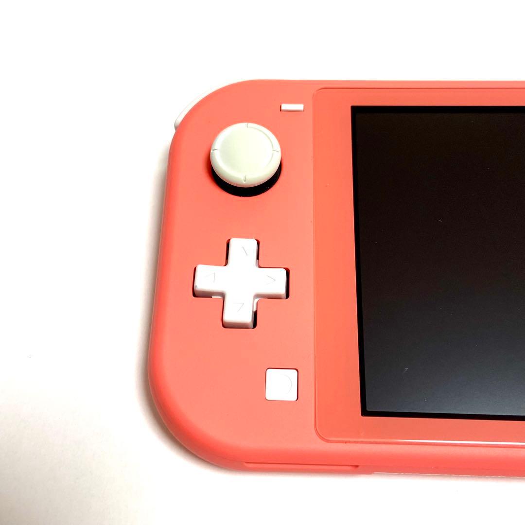 Switch Lite 本体 2025年製 コーラル 美品 外箱 付属品全てあり