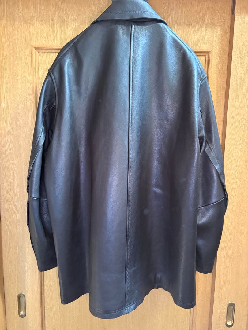 【常田大希着用】YOKE Cut-Off Leather Car Coat