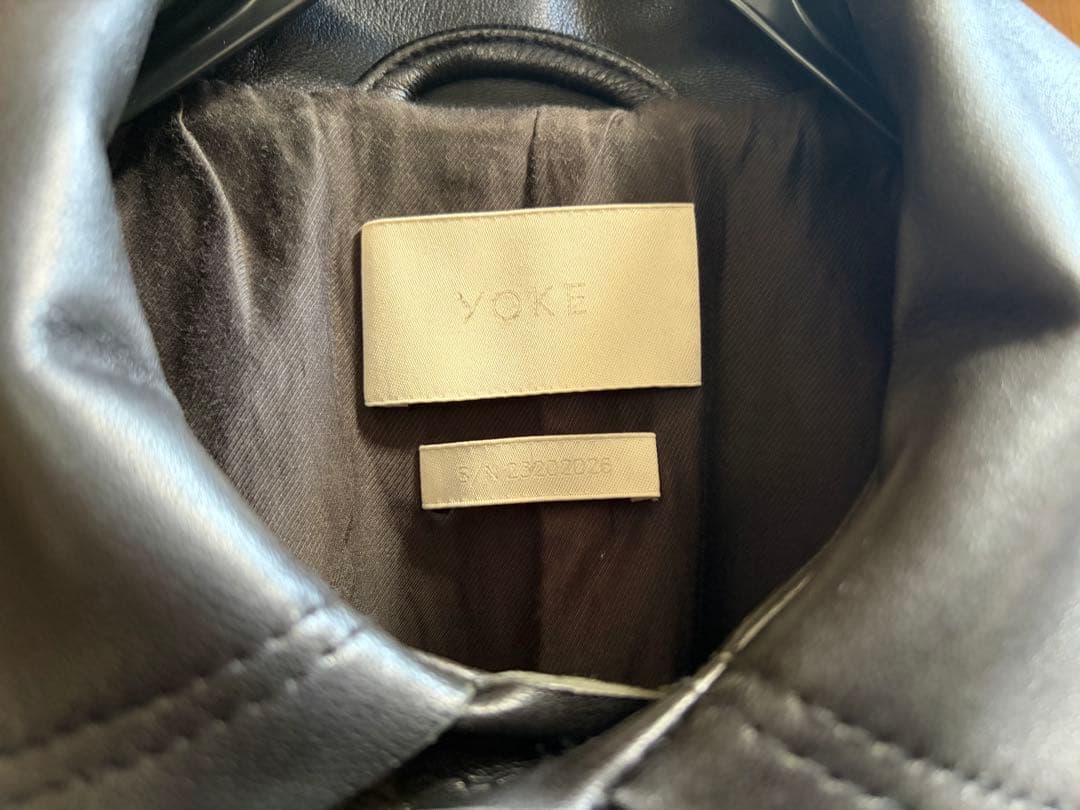 【常田大希着用】YOKE Cut-Off Leather Car Coat