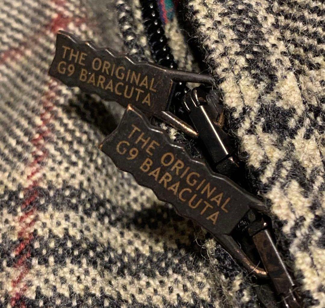【ルーマニア製】BARACUTA G9 ハリントンジャケット チェック柄