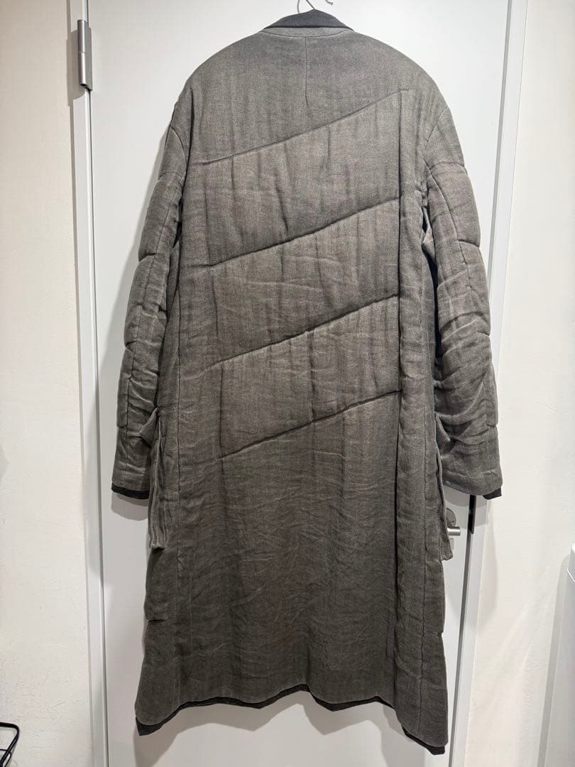 25AW 墨染めリバーシブルロングジャケット
