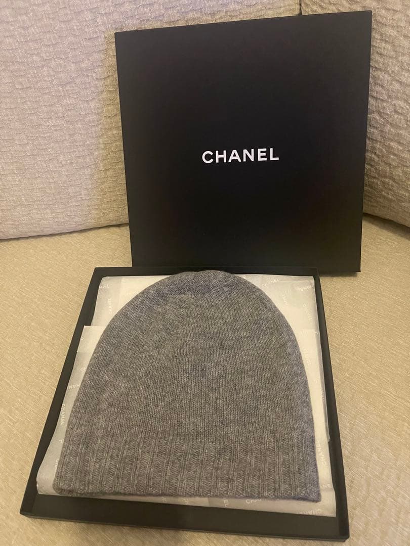 CHANEL ニット帽 25B CCマーク