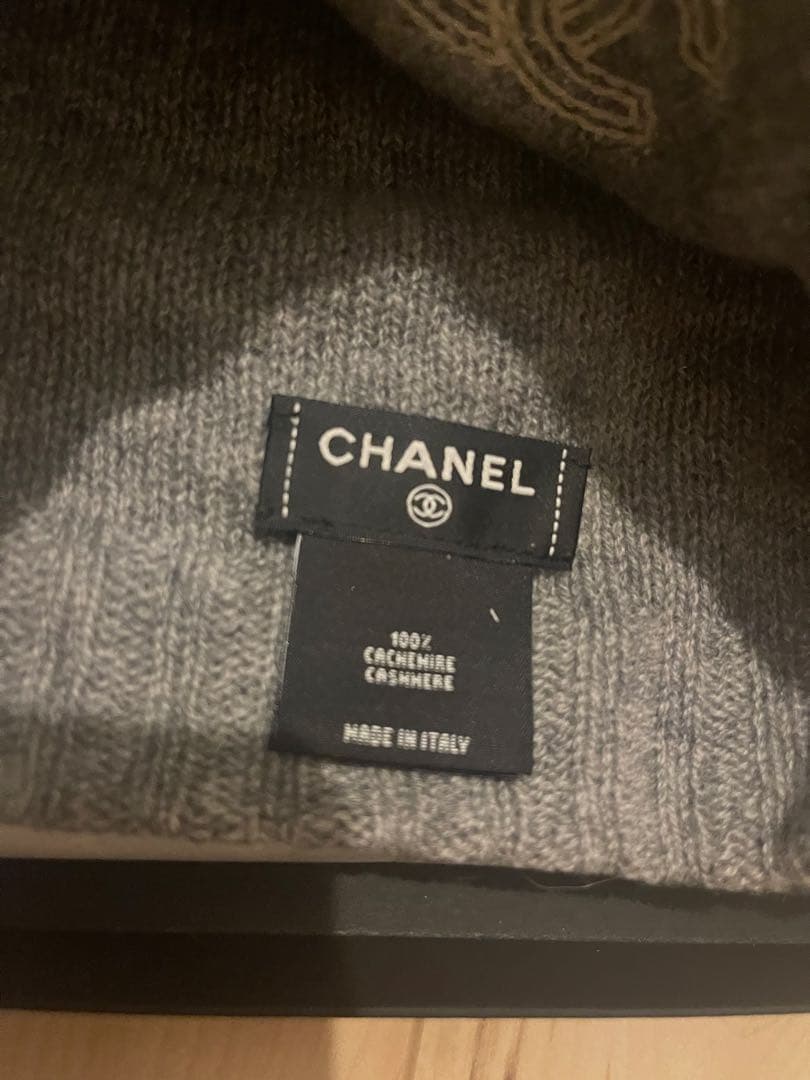 CHANEL ニット帽 25B CCマーク