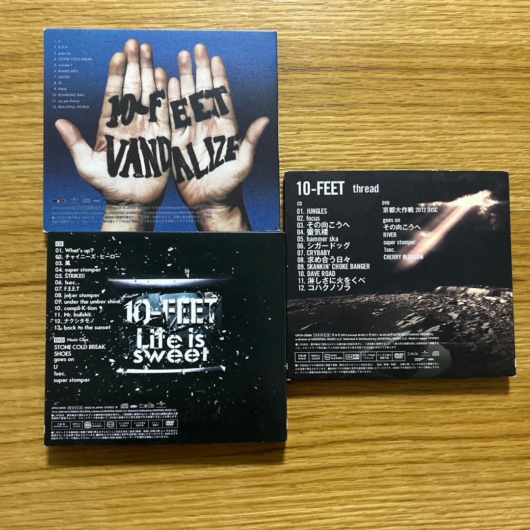 10-FEET CD アルバム 全9枚 セット 初回限定盤 CD+DVD