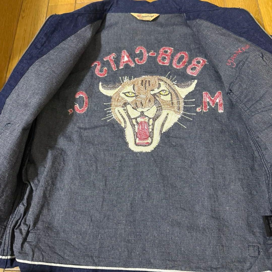 グルービン ハイ BOB CAT M.C. デニムキャットマン