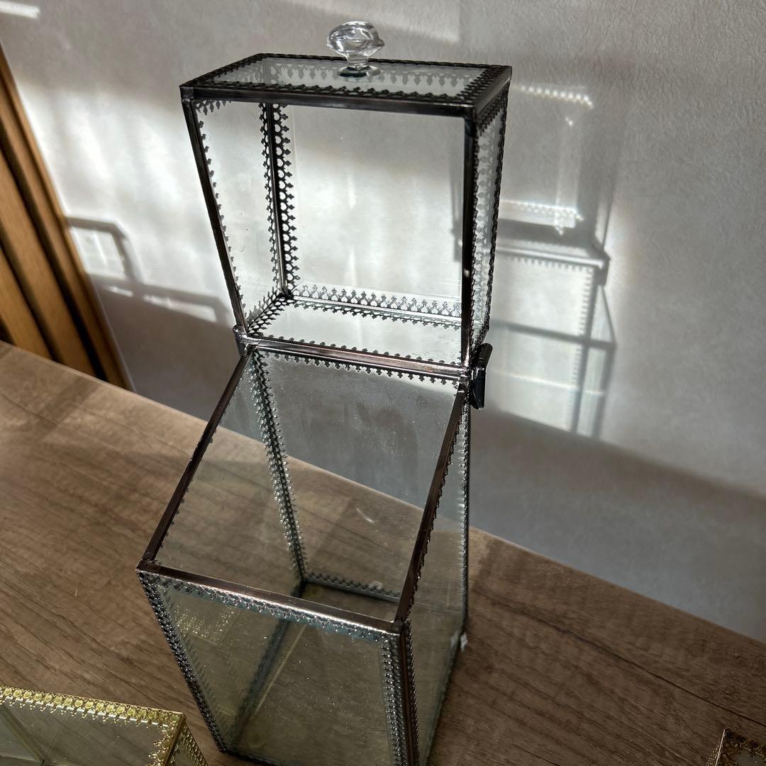 ガラス製コレクションボックスセット