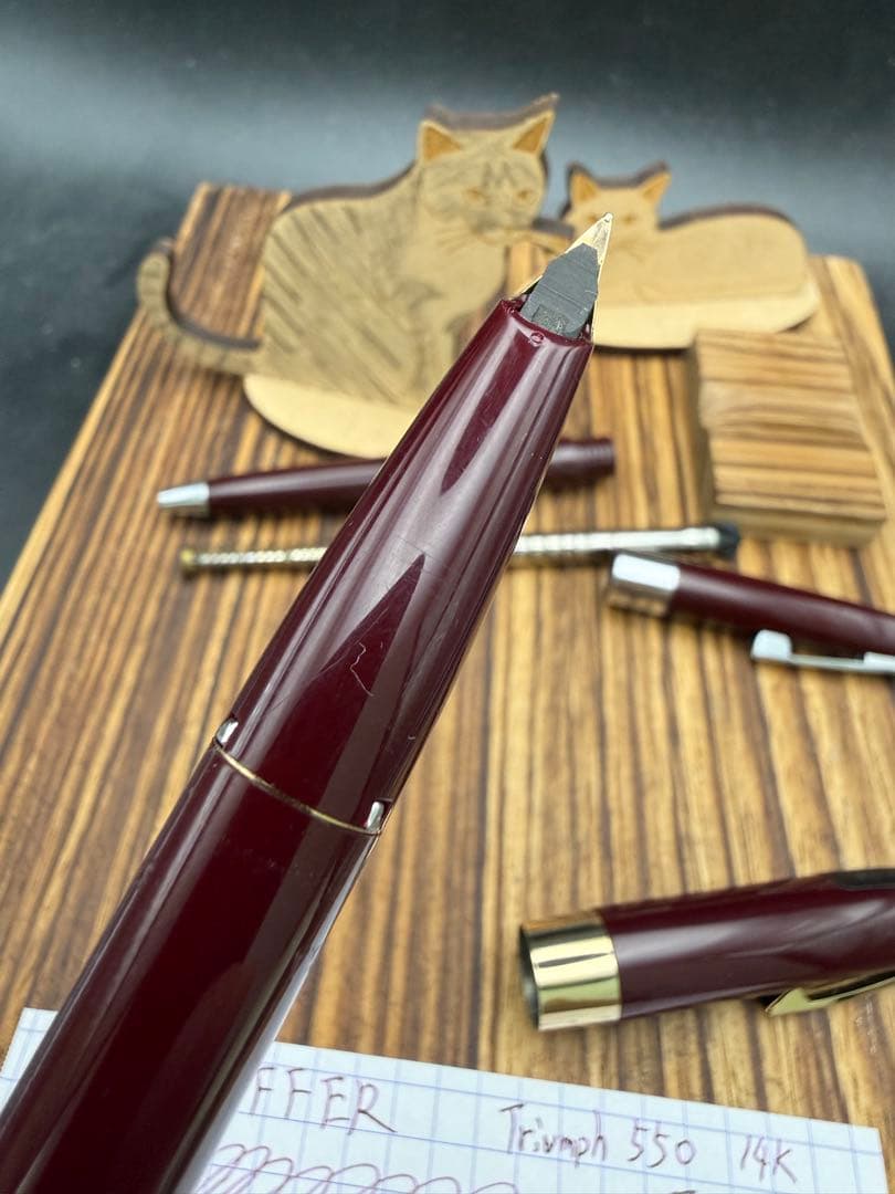 SHEAFFER 万年筆 トライアンフ 550 14K バーガンディ おまけ付