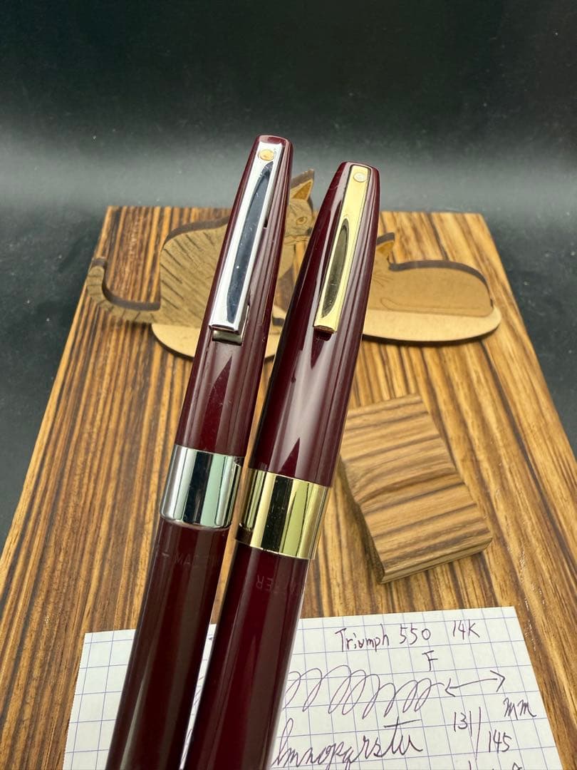 SHEAFFER 万年筆 トライアンフ 550 14K バーガンディ おまけ付
