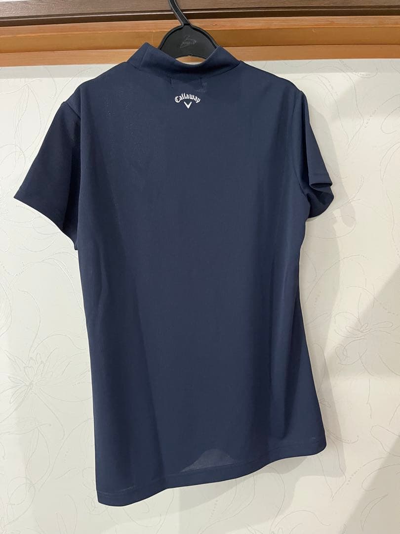 Callaway ネイビー ハイネックシャツ L