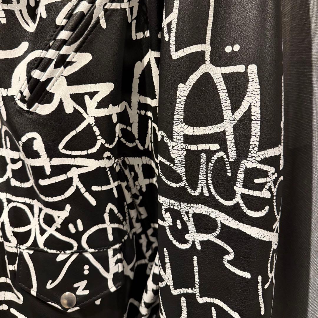 ジャケット・アウター Schott Painted Perfecto Leather Jacket M