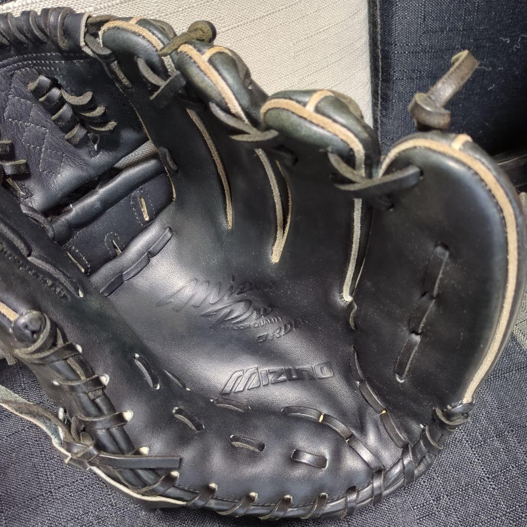Mizunoプロ キップレザーオーダー硬式グローブ 黒