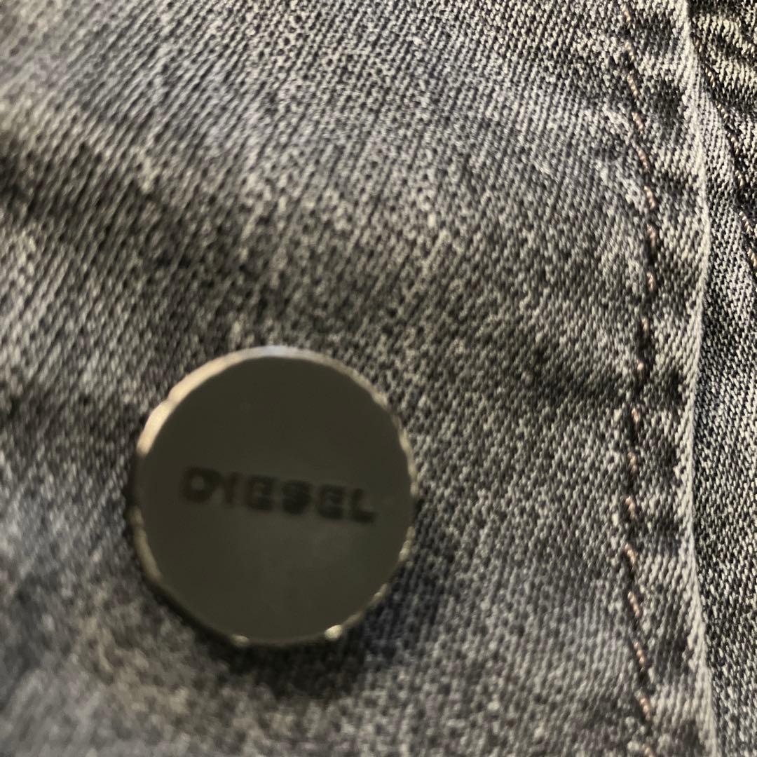 DIESEL ディーゼル スウェットデニム ジャケット ブラック Gジャン