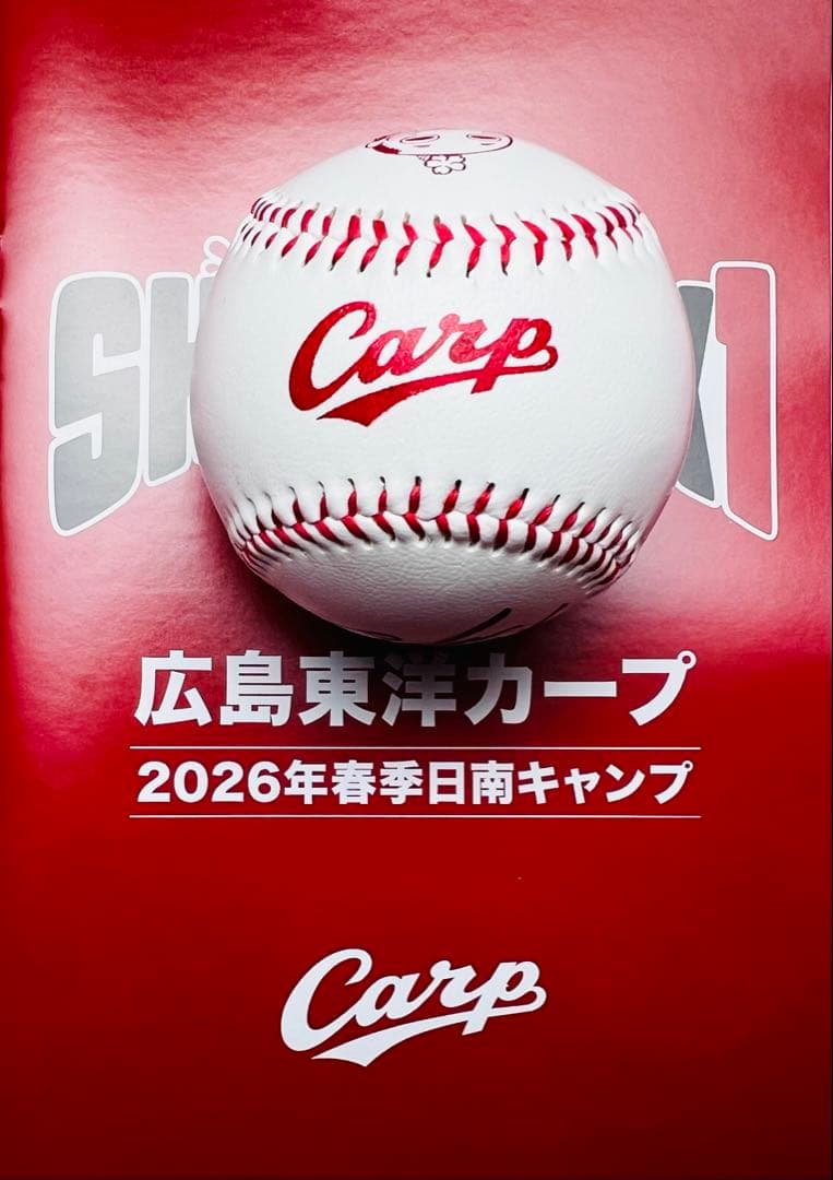 広島東洋カープ 菊池涼介選手♯33 直筆サインボール 2026日南キャンプボール