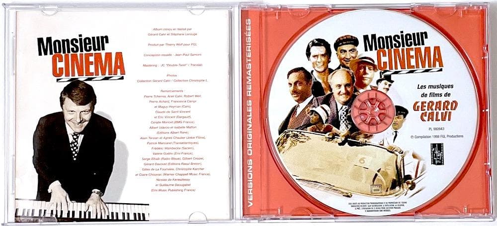 廃盤 CD MONSIEUR CINEMA ジェラール・カルビ 黒いチューリップ