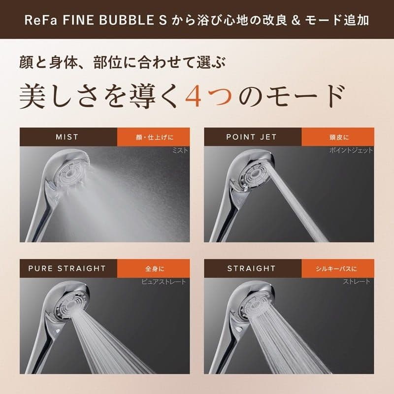ララ⭐︎　美品 ReFa シャワーヘッド ファインバブルU シルバー