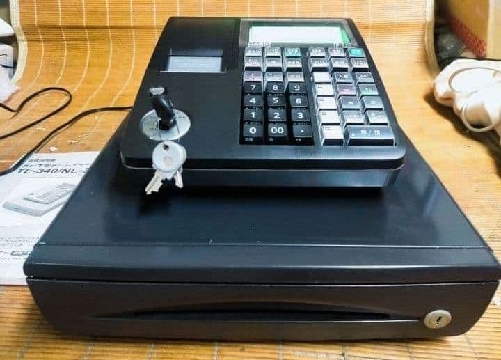カシオレジスター　TE-340/NL300　フル設定無料　550773
