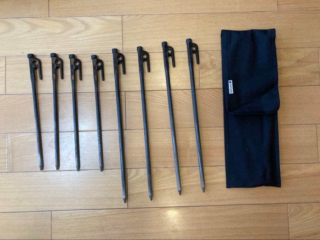 スノーピーク　テント　タープ（ペグポール付）　シェルター　3点セット　ハンマー付