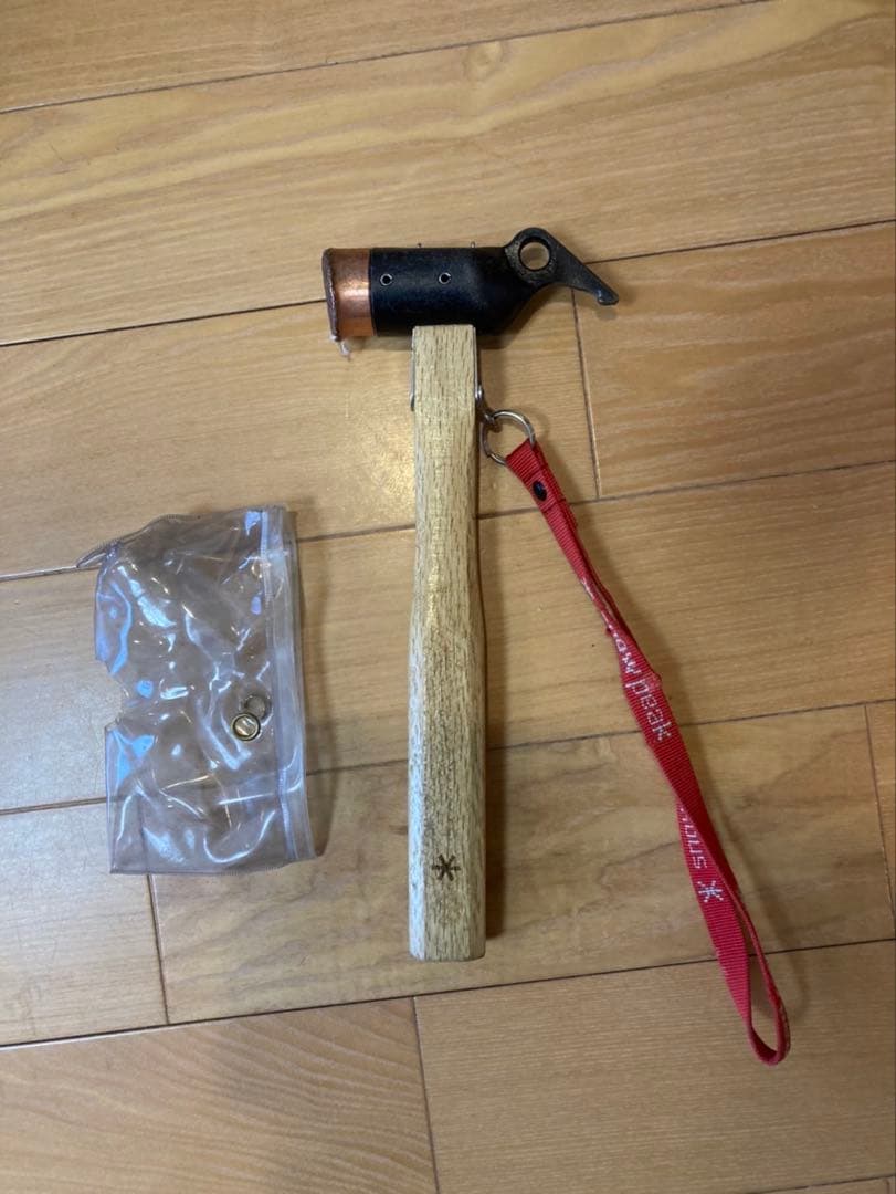 スノーピーク　テント　タープ（ペグポール付）　シェルター　3点セット　ハンマー付