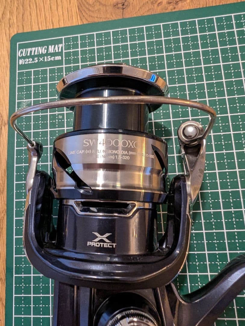 機関良好　21ツインパワーsw4000XG 換えスプール　夢屋ハンドルノブ付