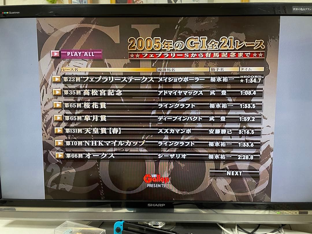 【非売品】競馬　ディープインパクトなどDVD7枚組