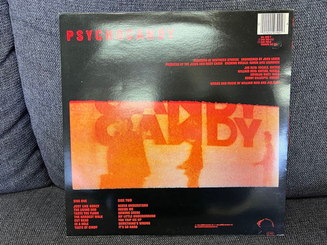 Psycho Candy/Jesus & Mary Chain UK盤 LP洋楽